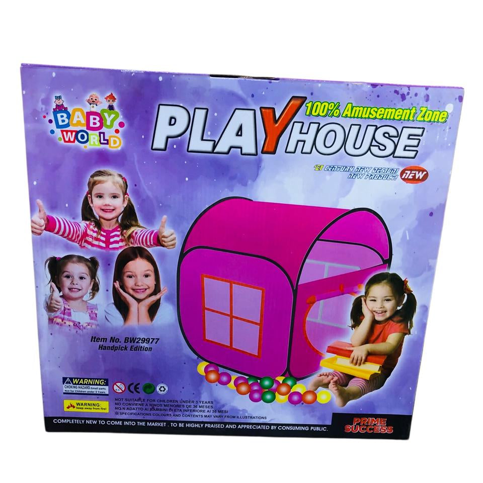 Pop up play tent