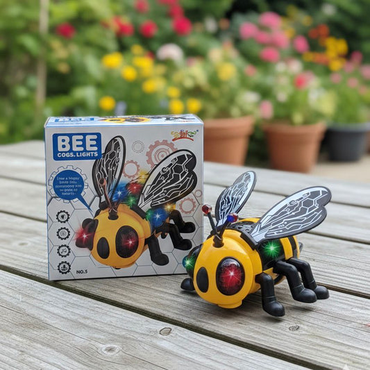 BEE COGS. LIGHTS 🐝 Flashing Robot Toy for Kid
