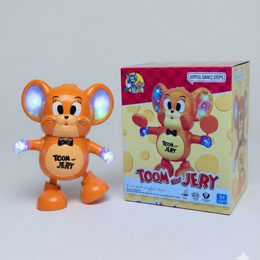 Dancing Mouse Toy with Flashing Lights and Music - 3+ Ages