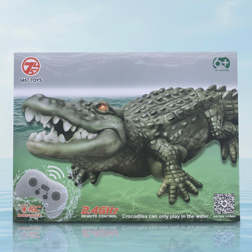 Realistic 2.4GHz RC Water Crocodile Toy