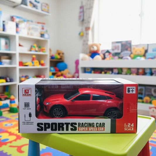 Kaijun Red RC Racing Sports Car Toy with Remote Control (Ages 3+)