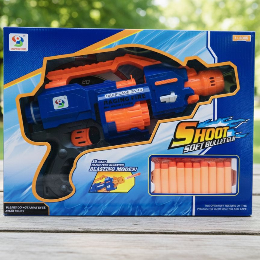 Motorized Soft Bullet Blaster - Barricade RV-10 Edition