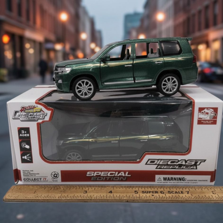 1:32 Scale Diecast Toyota Land Cruiser Model Car