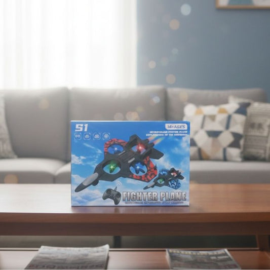S1 Fighter Plane: High-Speed Stunt Drone with LED Lights (Interstellar Edition)