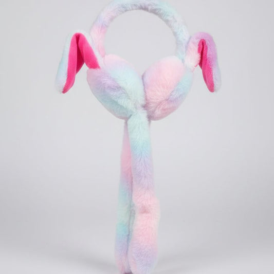 Magical Moving Bunny Ear Fluffy Earmuffs