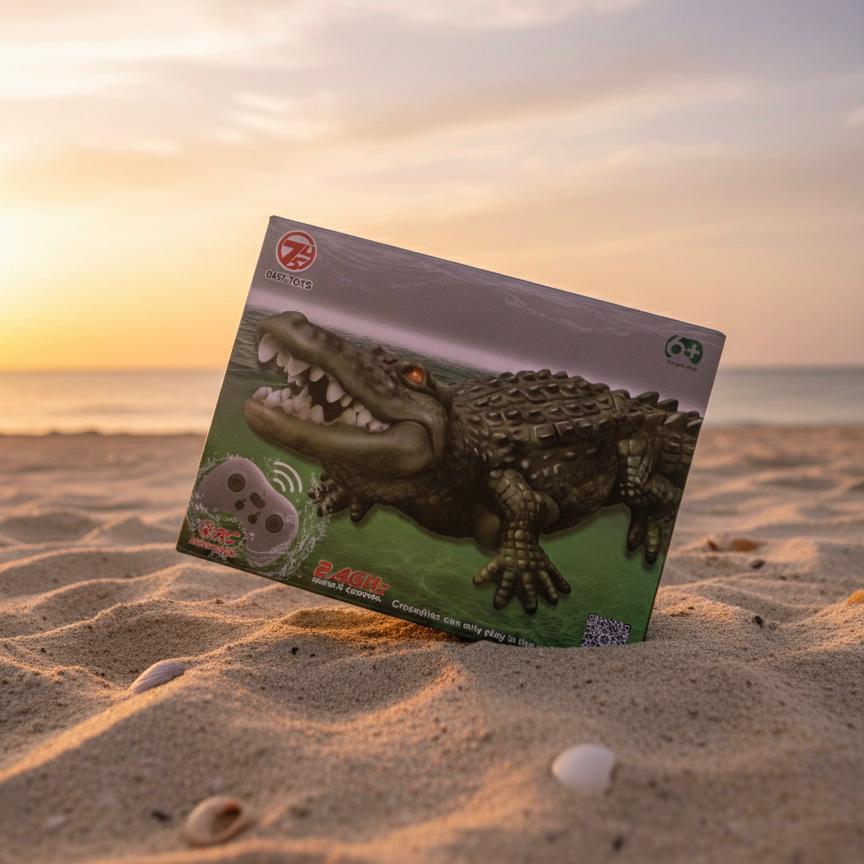 Realistic 2.4GHz RC Water Crocodile Toy