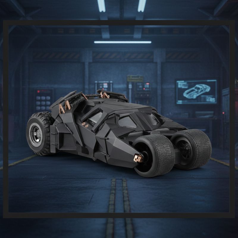 Batman Dark Knight Tumbler Batmobile - 1:18 Scale Die-Cast Tactical Movie Replica