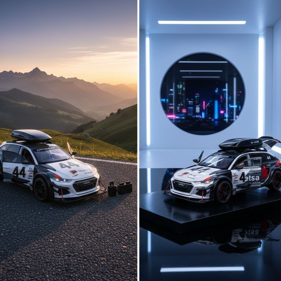 Rally Performance: 1:18 Scale Audi RS6 Avant Custom