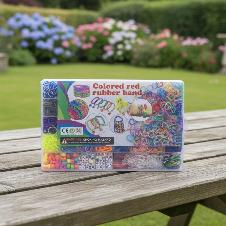 Ultimate DIY Loom Band Bracelet Making Kit – 1500+ Pieces with Charms & Beads